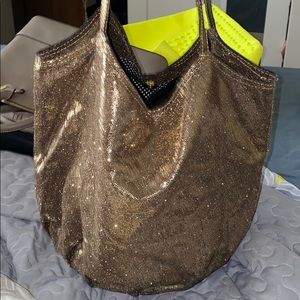 Sparkly gold bag